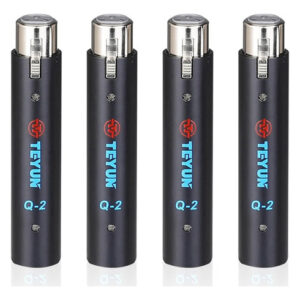 4x Pré-amplificador Dinâmico De Microfone Teyun Q2 28db Gain