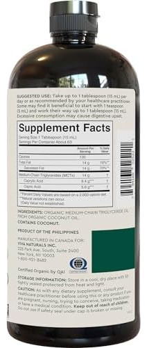 Óleo Mct Orgânico Viva Naturals 32 Fl Oz - Melhor Óleo Mct O - Imagem 9