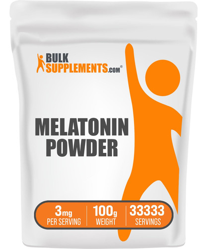 Suplemento Bulksupplements.com Melatonina Em Pó 100g