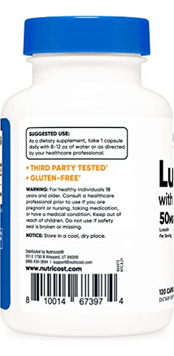 Suplemento De Luteolina Nutricost Com Complexo De Rutina 100 - Imagem 3