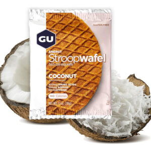 Gu Energy Stroopwafel Coconut Sports Waffle, Sem Cafeína, Se