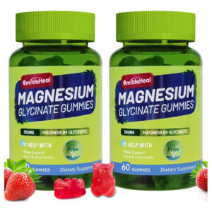 Gomas De Glicinato De Magnésio 500 Mg Com L-treonato 300 Mg