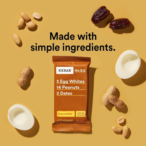 Barras De Proteína Rxbar, 12 G De Proteína, Lanches Sem Glút - Imagem 2