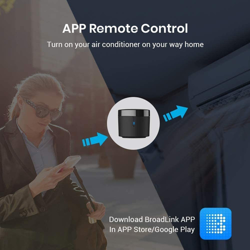 X Controle Remoto Broadlink Rm Mini4 Smart Wifi/ Ir- Preto - Imagem 5