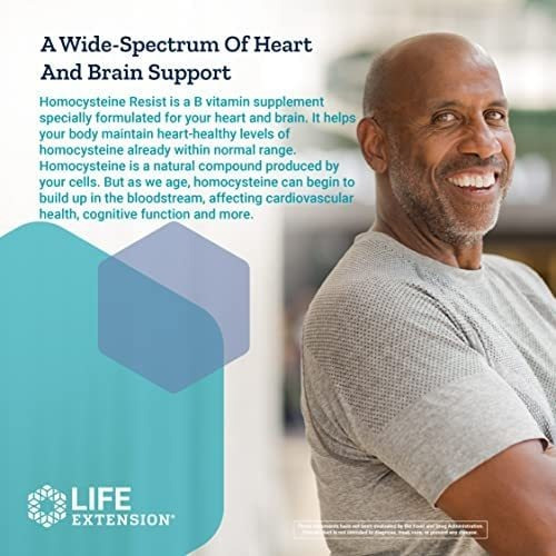 Life Extension Homocysteine Resist - Para Coração E Céreb - Imagem 4
