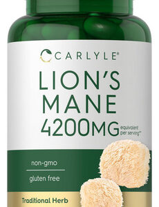 Suplemento Carlyle Lions Mane Capsules 4200 Mg 60 Unidades