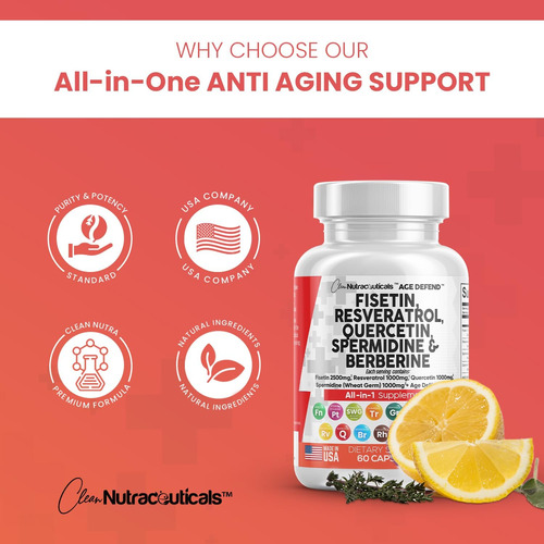 Nutracêuticos Limpos Fisetina 2500mg Quercetina 1000mg Resve - Imagem 4