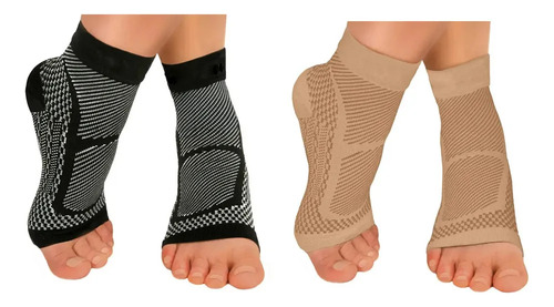 5 Pares De Meias Neuropáticas Para Compressão De Pés E Cálci - Imagem 2