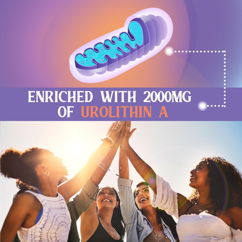 Urodefenseguard Urolithin A Supplement 2000mg Para Homens Mu - Imagem 3