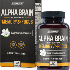 Suplemento Onnit Alpha Brain Premium Nootropic 90 Cápsulas
