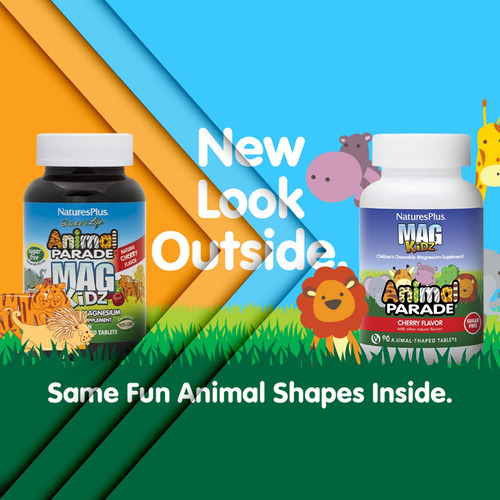 Suplemento Naturesplus Animal Parade Magkidz Magnesium 90 Ta - Imagem 2