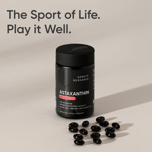 Sports Research® Astaxantina Em Cápsulas Moles Com Coco O... - Imagem 7