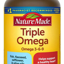 Nature Made Triple Omega 3-6-9 180 Cápsulas Gelatinosas