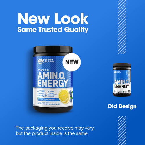 Pré-treino Optimum Nutrition Amino Energy Blueberry Lemonad - Imagem 5