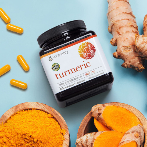 Suplemento Youtheory Curcuma Curcumina Com Bioperina 60 Cáps - Imagem 3