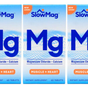 Suplemento Slo-mag Slow Mag Cloreto De Magnésio E Cálcio
