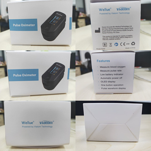 Oxímetro De Pulso Wellue Fingertip Blood Oxygen Bluetooth Bl - Imagem 7