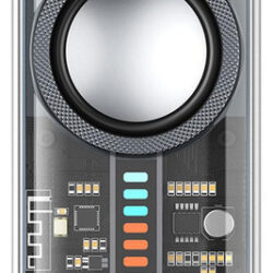 Altifalante Bluetooth Transparente Com Efeito De Luz Rítmica