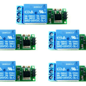 5 Unidades De Relé Flip-flop De 6 A 24 V, Biestável, Travame