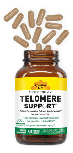 Suporte Telômero Country Life® Ageless Theory - Certificado - Imagem 6