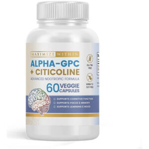 Maximizar Dentro De Alpha Gpc + Citicolina 60 Ct, 1600mg Fór