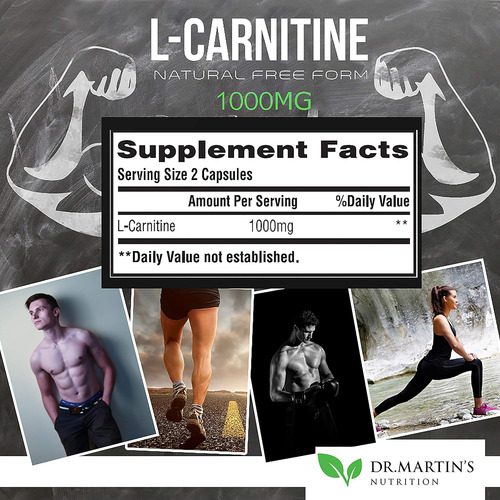 Dr. Martin's Nutrition Extra Strength L-carnitine - 200 C... - Imagem 8
