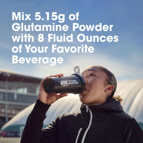 Glutamina Em Pó Optimum Nutrition L-glutamina 300g - Imagem 6