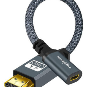 Cabo Adaptador Hdmi Para Micro Hdmi Fêmea Twozoh, Tamanho...