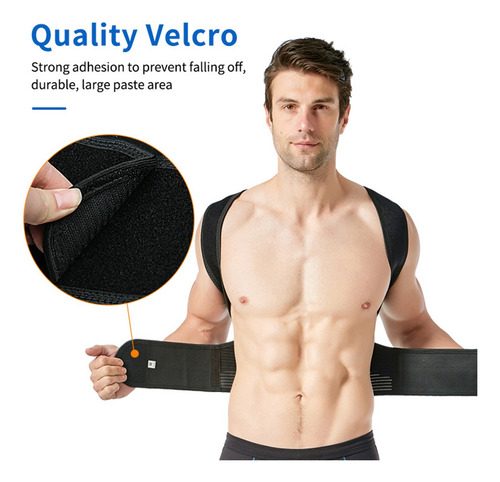 V Corretor De Postura De Tamanho Grande Para Homens - Imagem 7