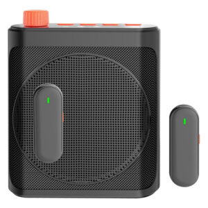 // Amplificador De Voz Sem Fio Com Microfone Lavalier, Porta
