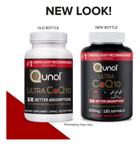 Suplemento Qunol Coq10 100mg Ultra Softgels 120 Unidades - Imagem 6