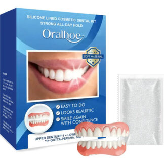 Conjunto De Dentaduras De Silicone Macio Fit C.-.
