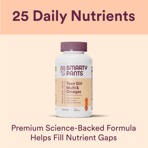 Suplemento Smartypants Teen Girl Formula 120 Gummies - Imagem 4