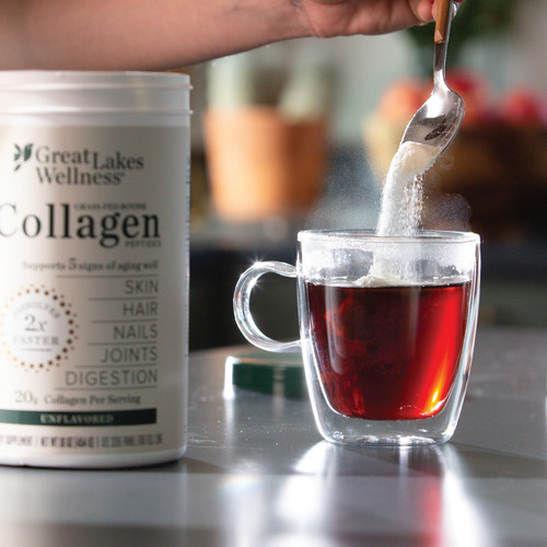 Peptídeos De Colágeno Em Pó Great Lakes Wellness 473ml Unfla - Imagem 9
