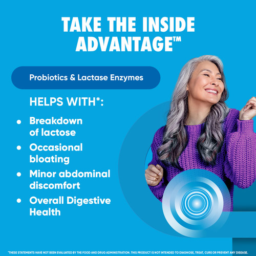 Suplemento Digestive Advantage Lactose Support 96 Comprimido - Imagem 3