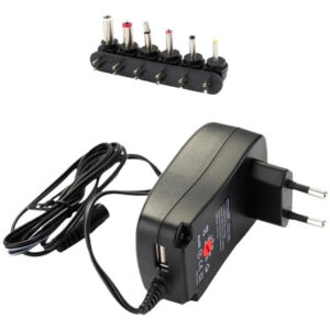 2.1a 30w 3v 4.5v 5v 6v 7.5v 9v 12v Ac Dc Carregador Porta