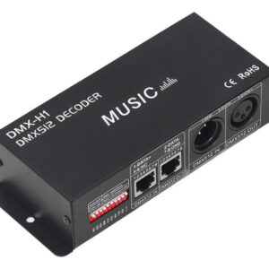 Controlador Decorder Led 4 Canais Dmx 512 Rgb Ajustável