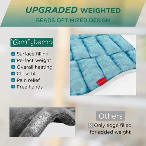 Almofada De Aquecimento Pesada Comfytemp Para Pescoço E Ombr - Imagem 3