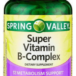 Vitamina Super Complexo B Spring Valley 250 Comprimidos