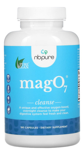 Cápsulas De Limpeza Digestiva Mag O7 Oxygen W/ Magnésio 60 C