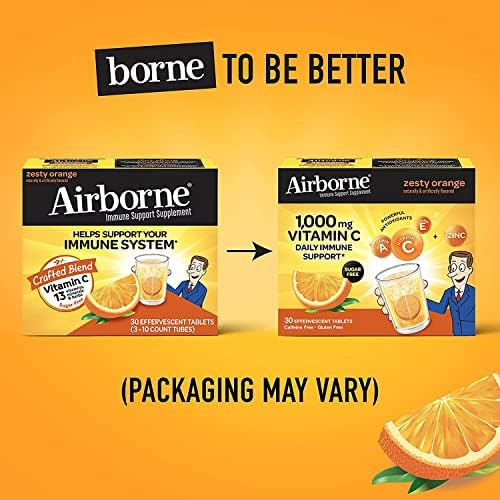 Vitamina C Airborne 1000 Mg 60 Comprimidos Efervescentes - Imagem 5