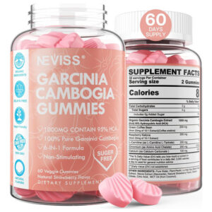 Garcinia Cambogia Sem Açúcar Gummies 1000mg 95% Hca Com L-ca