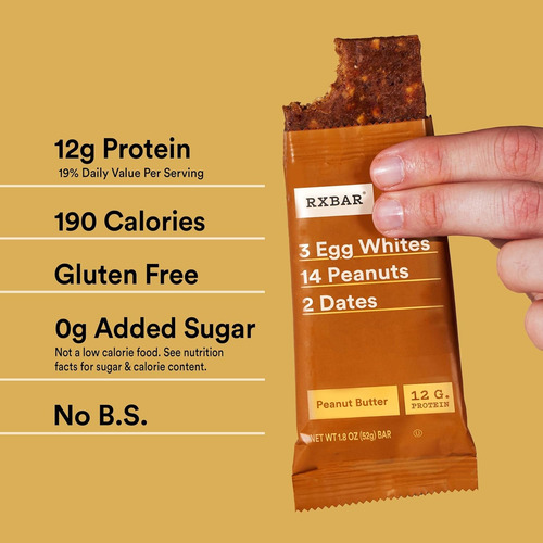 Barras De Proteína Rxbar, 12 G De Proteína, Lanches Sem Glút - Imagem 6
