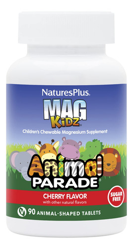 Suplemento Naturesplus Animal Parade Magkidz Magnesium 90 Ta