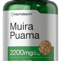 Extrato De Raiz Horbäach Muira Puama 2200 Mg | 90 Cápsulas |