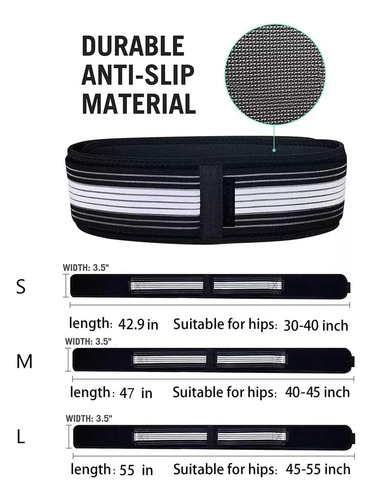 Cinto De Suporte Para Ciática Para Aliviar Dores Nas Costas - Imagem 9