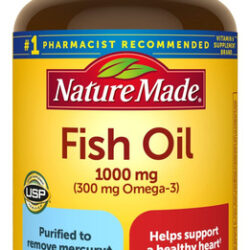 Suplemento De Óleo De Peixe Feito Na Natureza 1000 Mg 90 Cáp