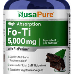 Suplemento Nusapure Fo-ti 5000 Mg Por 200 Cápsulas Vegetais