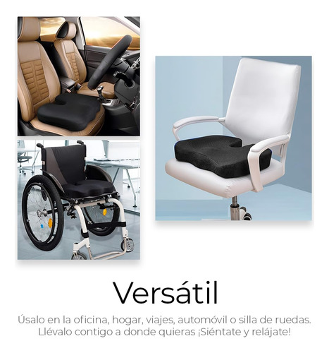 Almofada De Assento Ortopédica De Espuma Viscoelástica, - Imagem 8