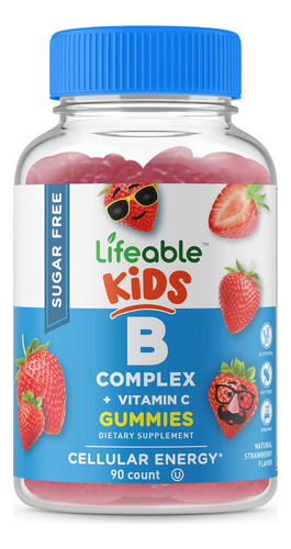 Vitamina B-complex Lifeable/ 90 Gomitas